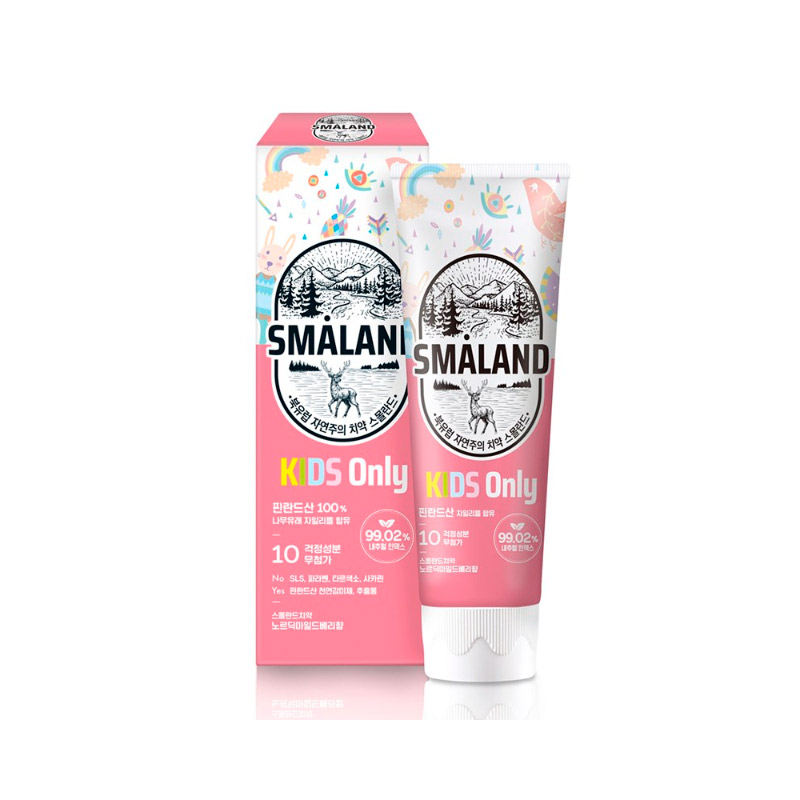 Детская зубная паста Dental Clinic 2080 Smaland Nordic Mild Raspberry 80мл Детская зубная паста Dental Clinic 2080 Smaland Nordic Mild Raspberry 80мл