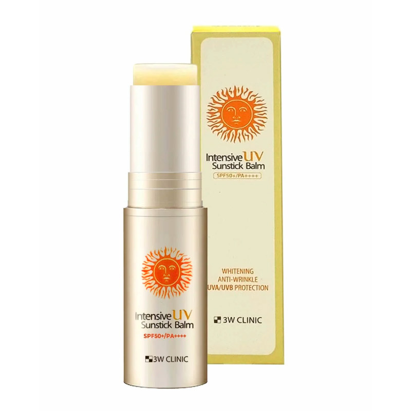 Солнцезащитный бальзам-стик 3W Clinic Intensive UV Sunstick Balm SPF50+ PA++++ 10гр Солнцезащитный бальзам-стик 3W Clinic Intensive UV Sunstick Balm SPF50+ PA++++ 10гр