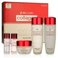 Набор для лица с коллагеном 3W CLINIC Collagen Skin Care 3 Items Set