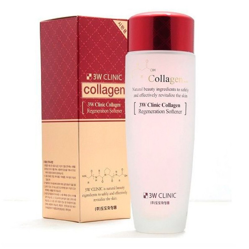 Тонер для лица с коллагеном 3W CLINIC Collagen Regeneration Softener - 150ml Тонер для лица с коллагеном 3W CLINIC Collagen Regeneration Softener - 150ml