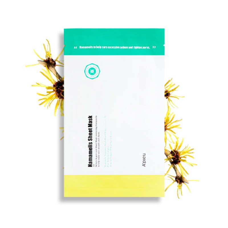 Тканевая маска для лица с гамамелисом A'PIEU Hamamelis Sheet Mask - 21 гр