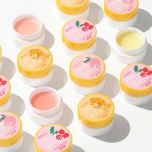 Восстанавливающая маска для губ с персиком APIEU Honey Milk Daily Lip Mask Peach 6г