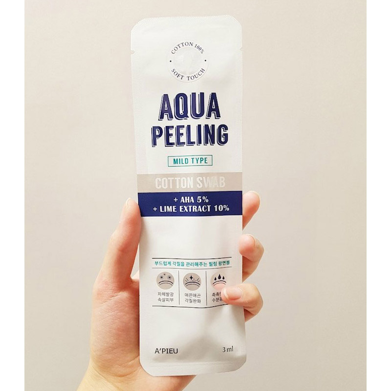 Пилинг для лица на ватной палочке APIEU Aqua Peeling Cotton Swab Mild 3 гр