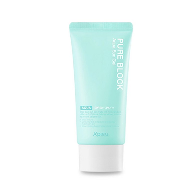 Солнцезащитный гель A'PIEU Pure Block Aqua Sun Gel SPF50+ PA+++ - 50 мл