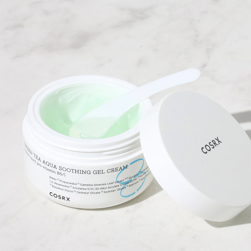 Успокаивающий гель-крем с зелёным чаем COSRX Green Tea Aqua Soothing Gel Cream 50 мл
