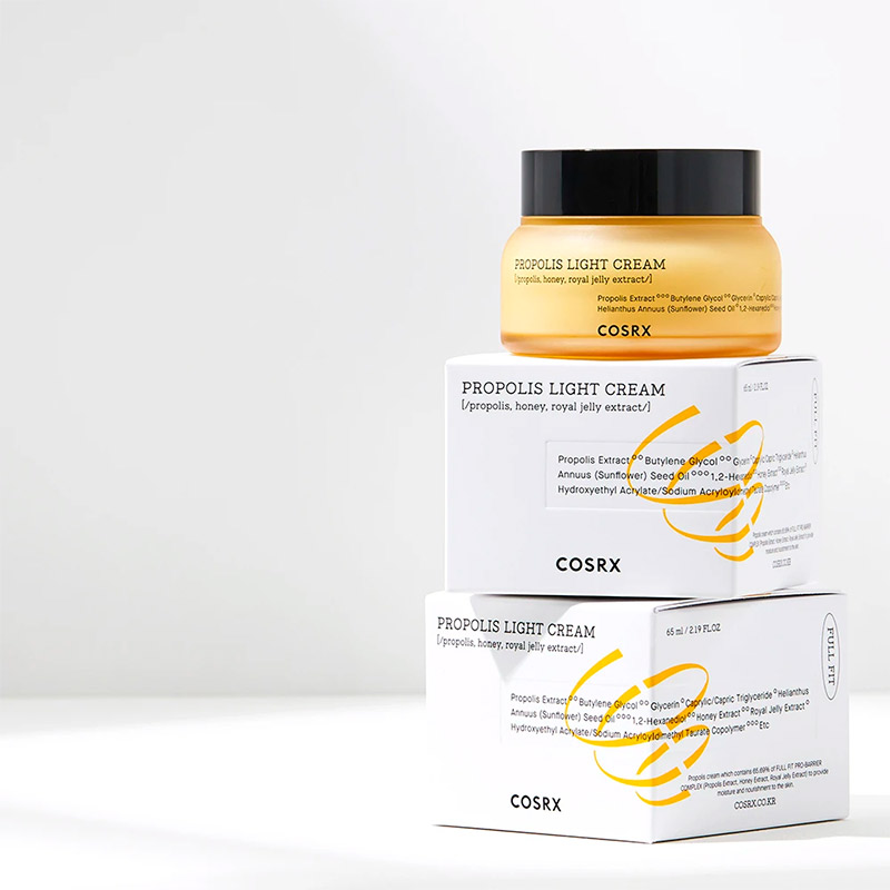 Легкий крем для лица с прополисом COSRX Full Fit Propolis Light Cream 65 мл