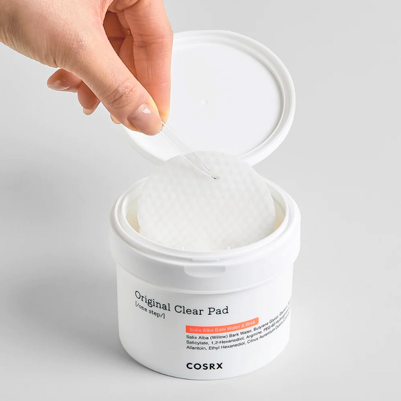 Очищающие пэды для лица с BHA-кислотой COSRX One Step Original Clear Pads - 70 шт
