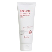 Отшелушивающая пенка с комплексом кислот Esthetic House Toxheal Red Glycolic AHA BHA PHA Foam 150мл