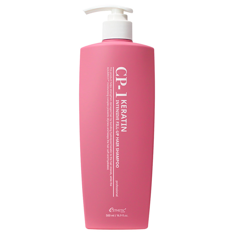 Восстанавливающий шампунь с кератином ESTHETIC HOUSE CP-1 Keratin Intensive  Fill-up Hair Shampoo 500 мл