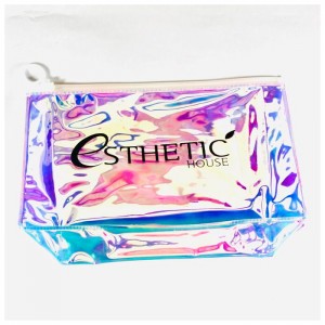 Голографическая косметичка-хамелион ESTHETIC HOUSE Holographic Cosmetic Bag - 1 шт