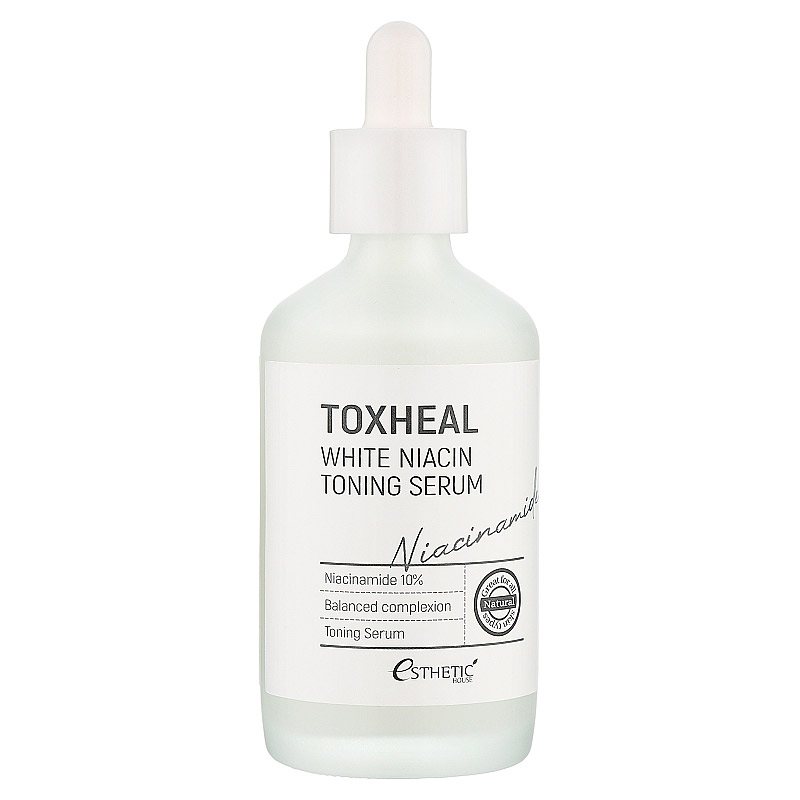 Осветляющая сыворотка для лица Esthetic House Toxheal White Niacin Toning Serum 100мл Осветляющая сыворотка для лица Esthetic House Toxheal White Niacin Toning Serum 100мл