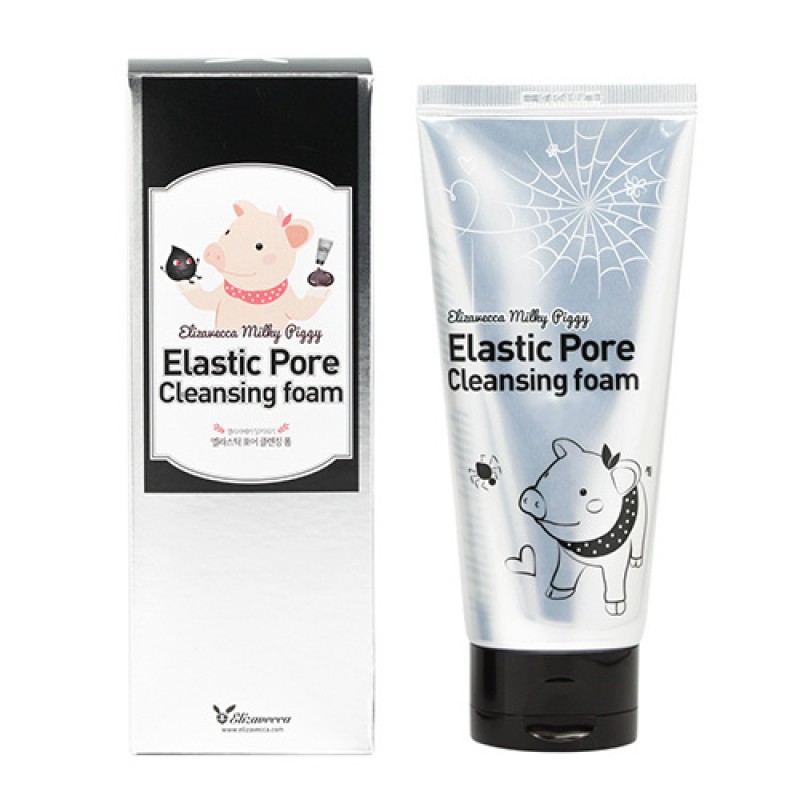 Пенка для очищения и сужения пор ELIZAVECCA Milky Piggy Elastic Pore Cleansing Foam