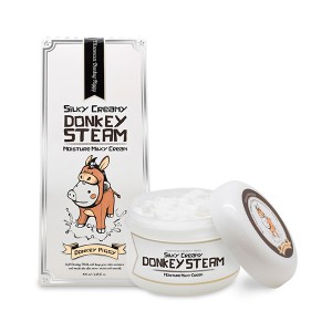 Паровой крем с молоком ослиц ELIZAVECCA Silky Creamy Donkey Steam Moisture Milky Cream - 100 мл
