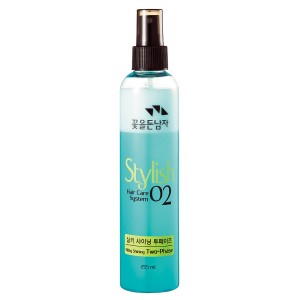 Термозащитный спрей для волос Flor de Man Hair Care System Stylish 02 Silky Shining Two-Phase - 255ml