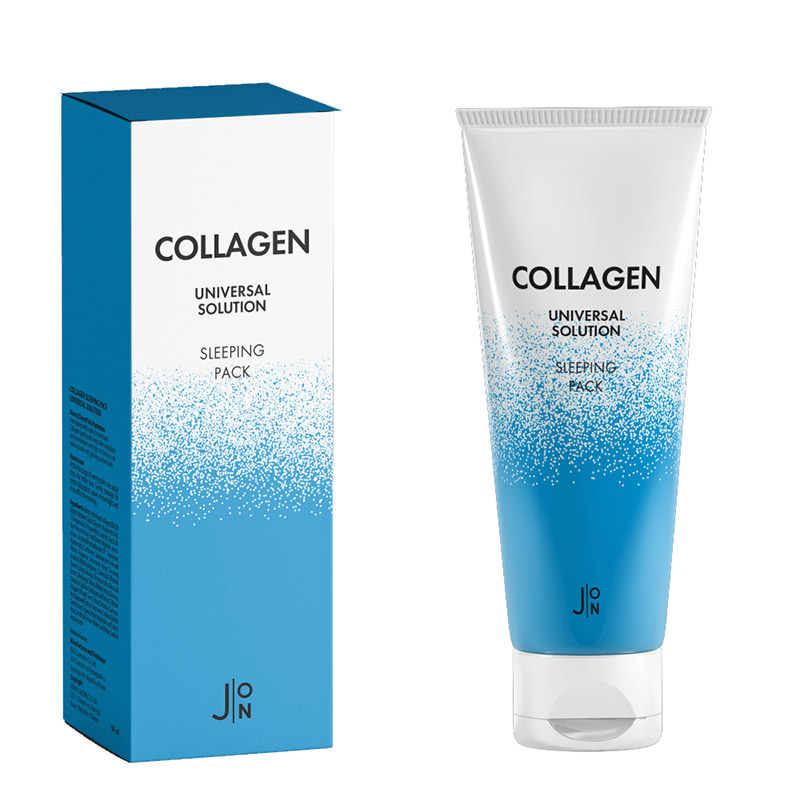 Ночная маска с коллагеном J ON Collagen Universal Solution Sleeping Pack 50 мл