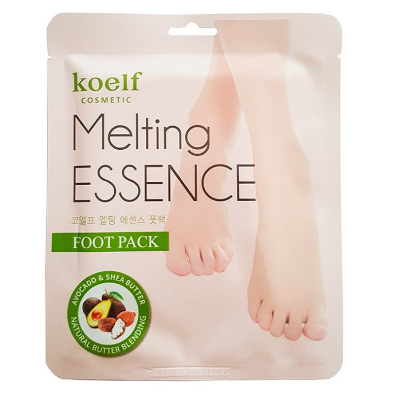 Смягчающая маска-носочки для стоп KOELF Melting ESSENCE Foot Pack - 14g