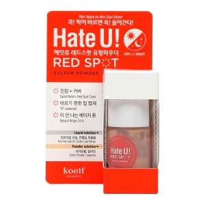 Лечащее и маскирующее средство от прыщей KOELF Hate U! Red Spot Sulfur Powder - 15ml