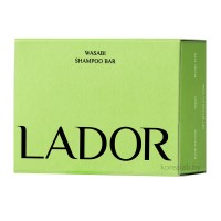 Бессиликоновый натуральный твердый шампунь для волос Lador Wasabi Shampoo Bar 115гр