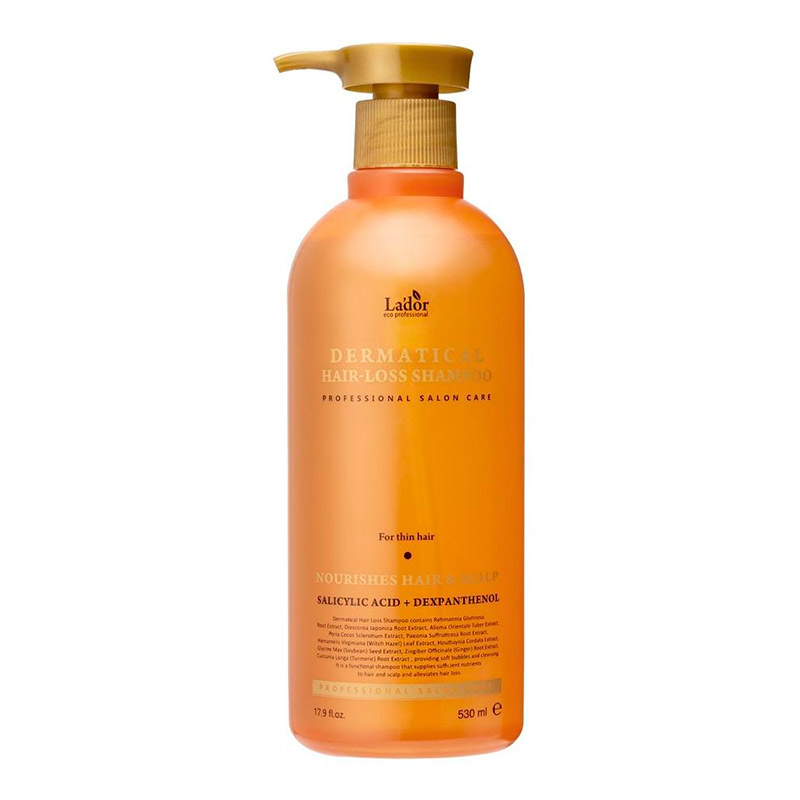 Укрепляющий шампунь для тонких волос LADOR Dermatical Hair-Loss Shampoo For Thin Hair