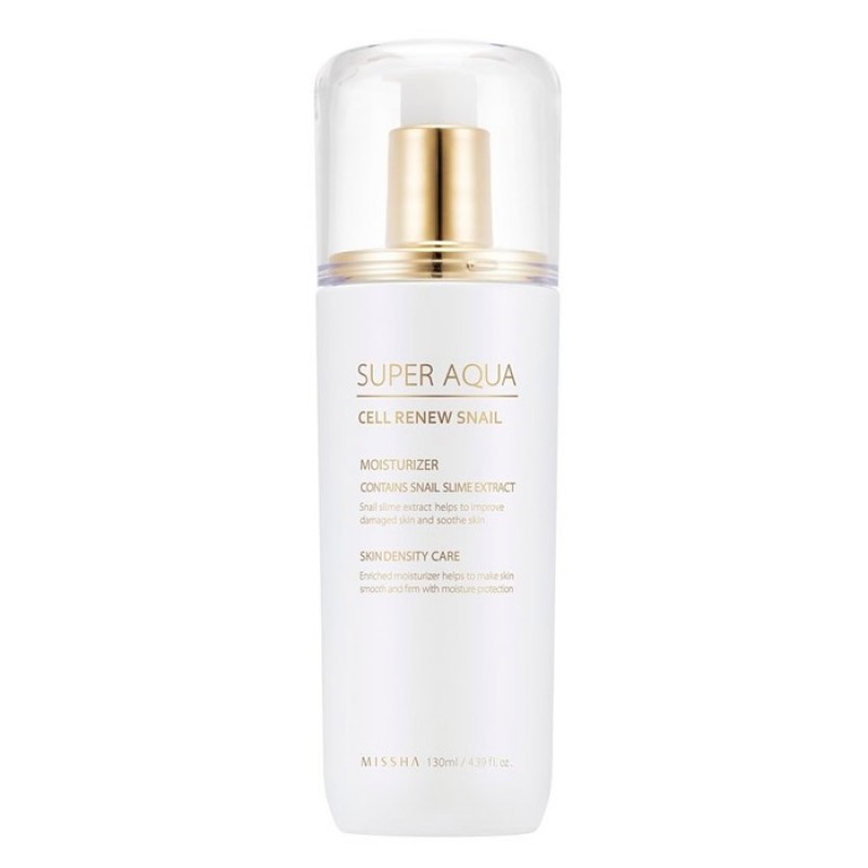 Регенерирующий лосьон для лица MISSHA Aqua Cell Renew Snail Essential Moisturizer - 130 мл