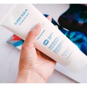 Крем для очищения кожи с гиалуроновой кислотой Missha Super Aqua Ultra Hyalon Cleansing Cream 200 мл