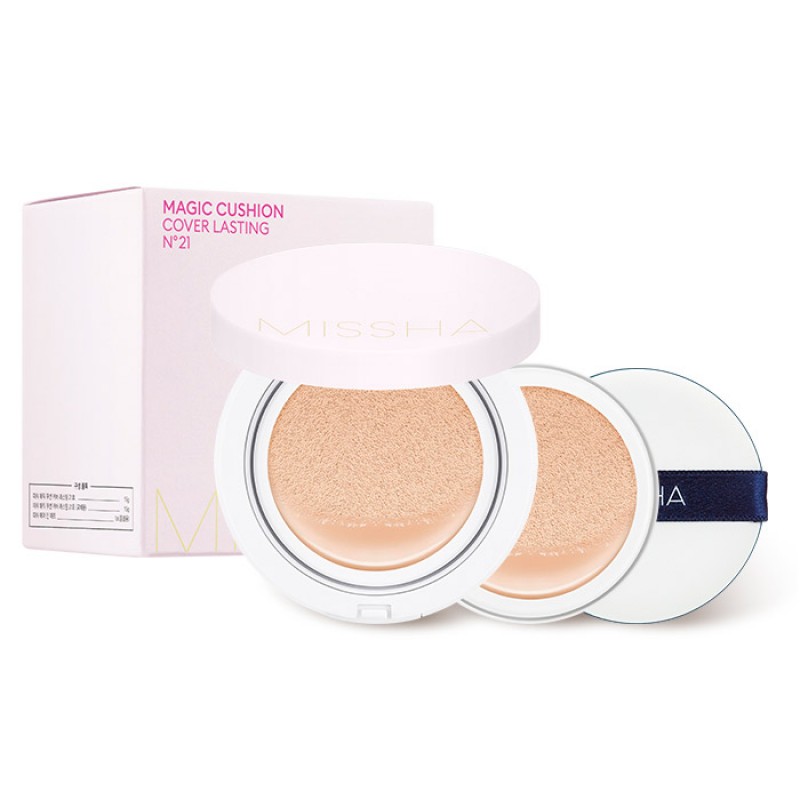 Тональная основа-кушон MISSHA Magic Cushion Cover Lasting SPF50+/PA+++ - 15 гр.