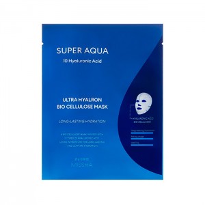 Увлажняющая биоцеллюлозная маска для лица MISSHA Super Aqua Ultra Hyalron Bio Cellulose Mask - 25 гр