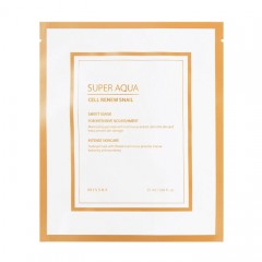 Гидрогелевая маска для лица MISSHA Super Aqua Cell Renew Snail - 28g