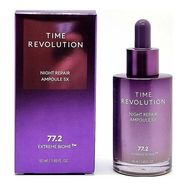 Антивозрастная ночная ампульная сыворотка для лица MISSHA Time Revolution Night Repair Ampoule 5X 50 мл