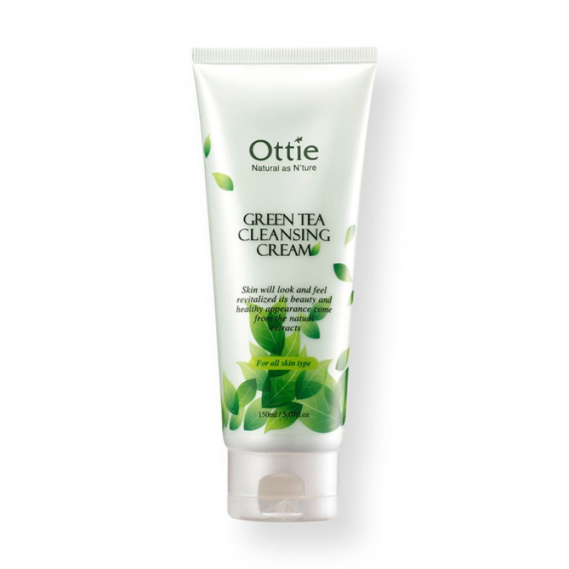 Очищающий крем для снятия макияжа OTTIE Green Tea Cleansing Cream - 150ml