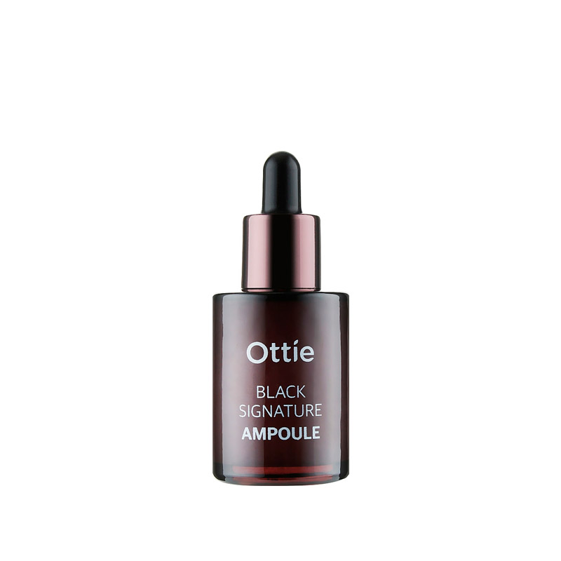 Миниатюра сыворотки с муцином черной улитки Ottie Black Signature Ampoule Miniature 13 мл