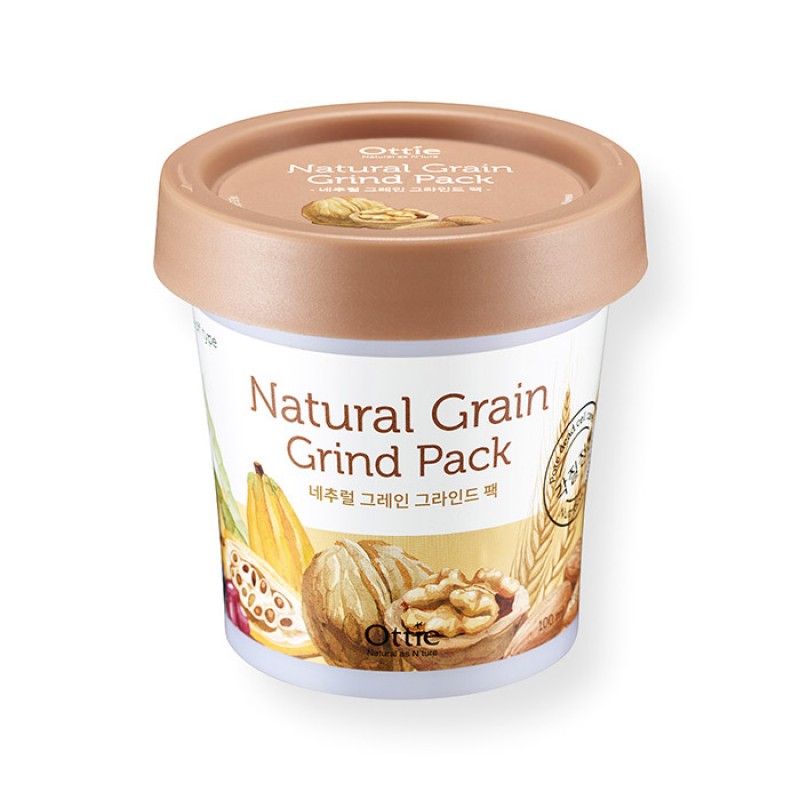 Питательная зерновая маска-скраб для лица OTTIE Natural Grain Grind Pack - 100ml