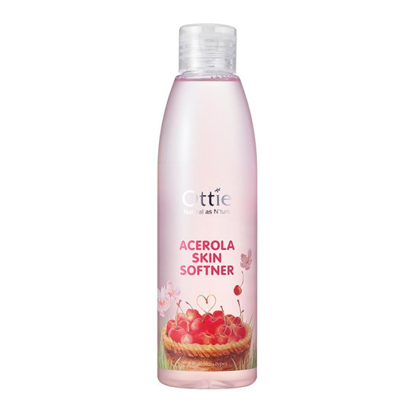 Тонер для лица для сухой и увядающей кожи OTTIE Acerola Skin Softener - 200ml