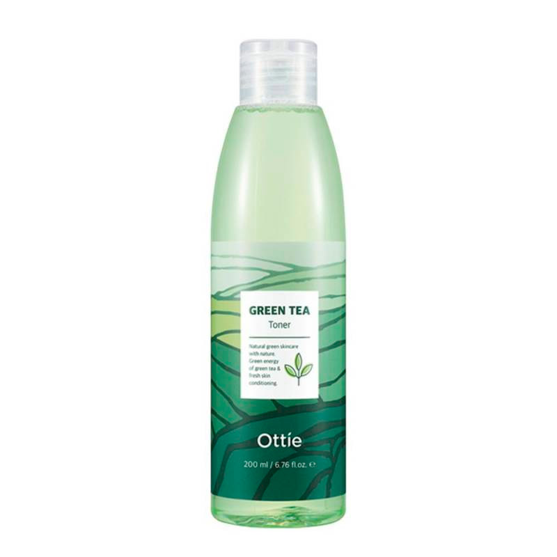 Увлажняющий тонер с экстрактом зеленого чая OTTIE Green Tea Toner - 200мл Увлажняющий тонер с экстрактом зеленого чая OTTIE Green Tea Toner - 200мл