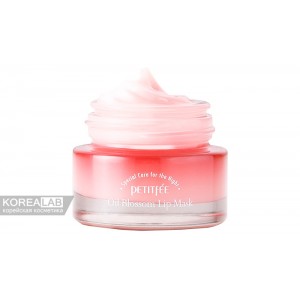 Маска для губ с маслом камелии PETITFEE Oil Blossom Lip mask Camelia - 15g