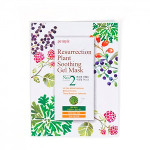 Тканевая маска с розой PETITFEE Resurrection Plant Soothing Gel Mask - 30 мл