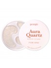 Охлаждающие патчи от морщин и отеков Petitfee Aura Quartz Hydrogel Eye Mask Pure Opal 20 пар