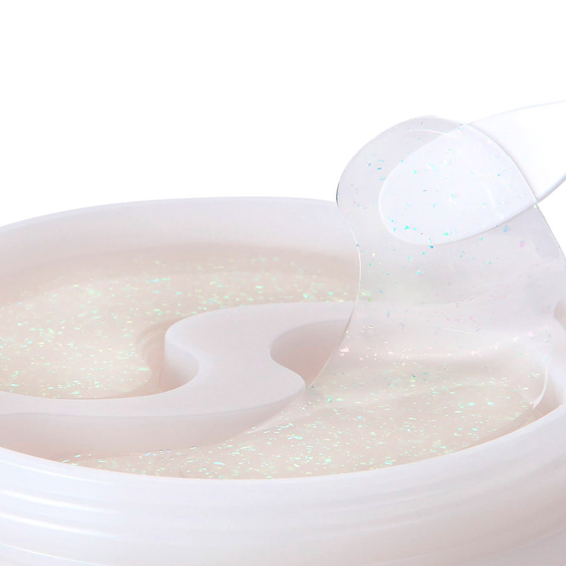 Охлаждающие патчи от морщин и отеков Petitfee Aura Quartz Hydrogel Eye Mask Pure Opal 20 пар