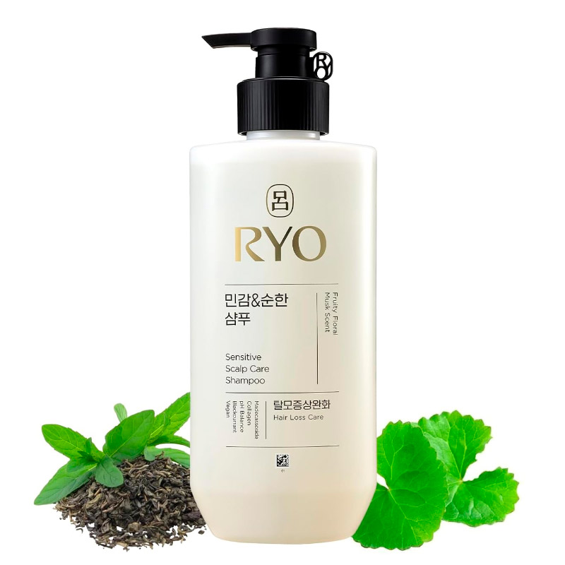 Шампунь для чувствительной и сухой кожи головы RYO Sensitive Scalp Care Shampoo 592 мл