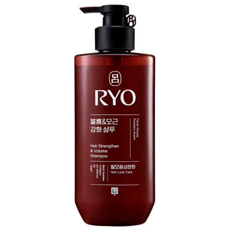 Шампунь для волос укрепляющий Ryo Hair Strengthen Volume Shampoo 592 мл