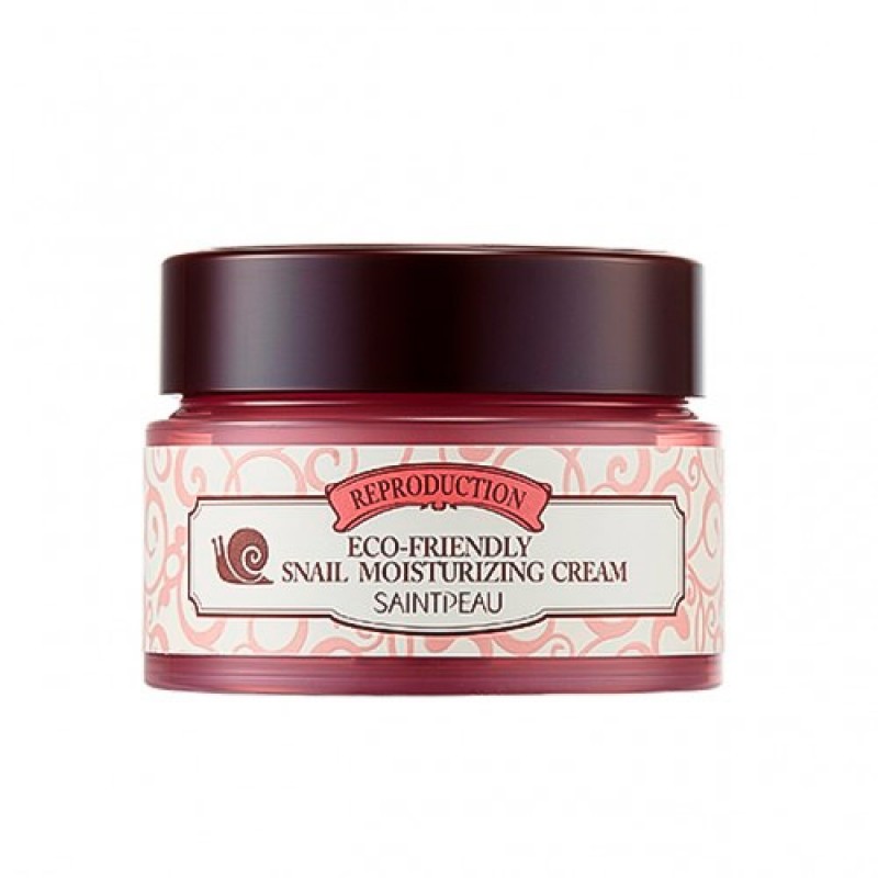Увлажняющий крем с муцином улитки SAINTPEAU Eco-Friendly Snail Moisturizing Cream - 50 мл.