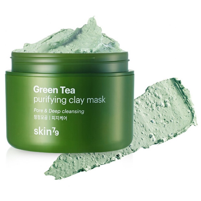Маска clean skin. Skin79 Green Tea Purifying Clay Mask. Крем Green Tea. Mask. Зеленая глиняная маска для лица. Глиняная маска с зеленым чаем.