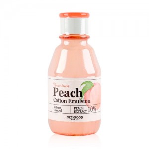 Эмульсия для лица с контролем жирности SKINFOOD Premium Peach Cotton Emulsion - 140ml