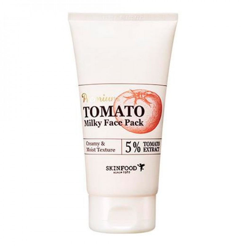 Маска для лица для выравнивания тона SKINFOOD Premium Tomato Milky Face Pack - 150ml