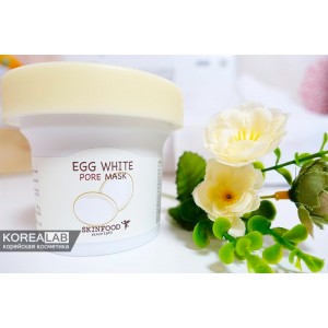 Маска для очищения и сужения пор SKINFOOD Egg White Pore Mask - 125g