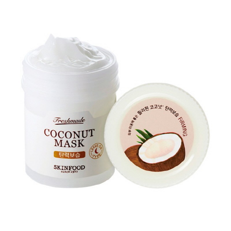 Подтягивающая маска для лица с кокосом SKINFOOD Freshmade Coconut Mask - 90ml