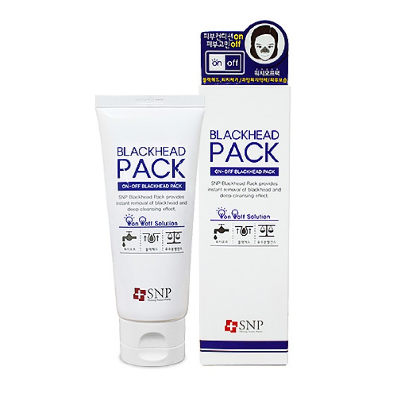 Маска для сужения пор SNP On-off Blackhead Pack - 80g