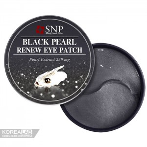 Патчи для глаз с черным жемчугом SNP Black Pearl Renew Eye Patch - 60 шт