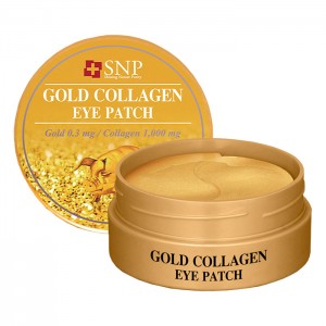 Патчи для глаз с коллагеном и золотом SNP Gold Collagen Eye Patch - 60 