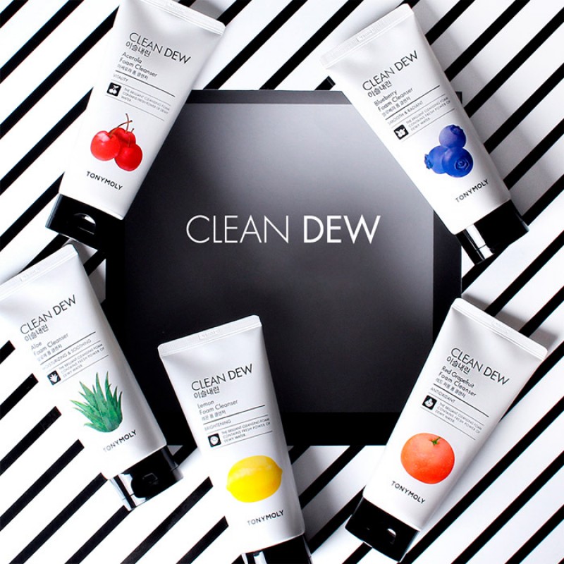 Пенка для умывания с ацеролой TONY MOLY Clean Dew Acerola Foam Cleanser 180 мл